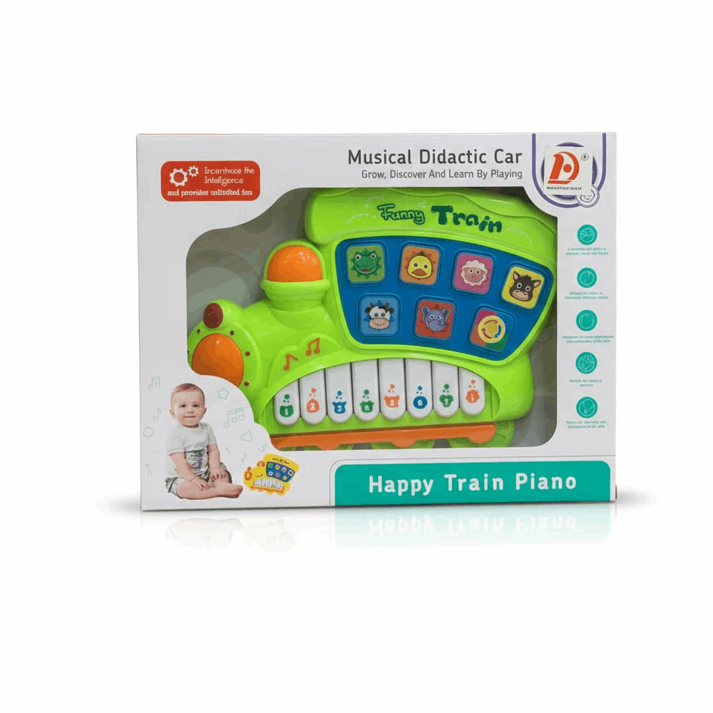 بيانو شكل قطار اصوات حيوانات 133