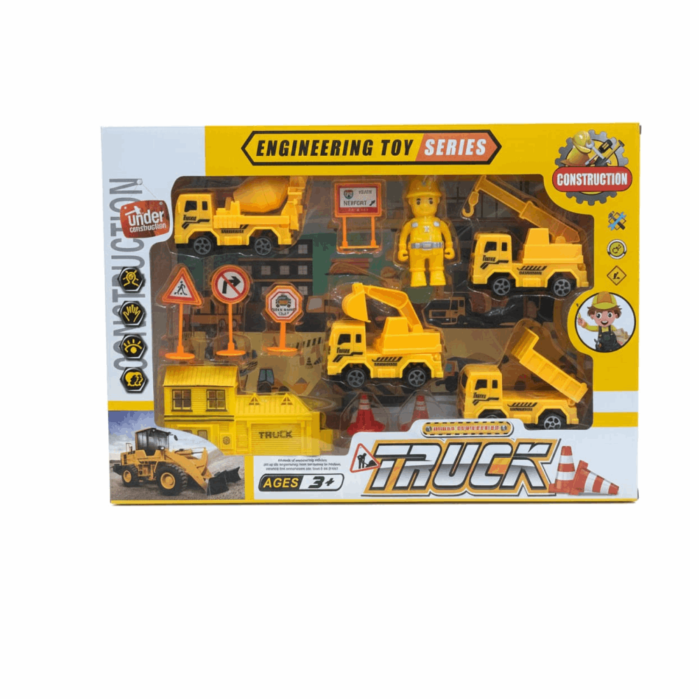 طقم معدات بناء علبة بالشخصية 2022-A021