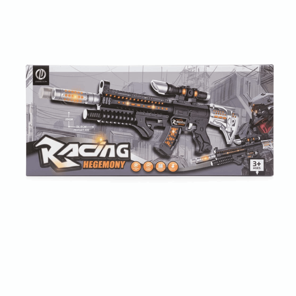 مسدس صوت ونور علبة 200